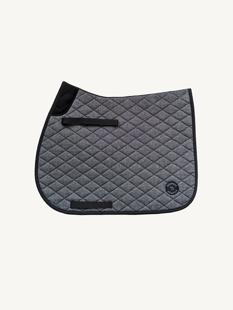 Black & White Herringbone Classic Saddle Pad