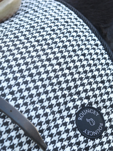 Houndstooth Signature Saddle Pad