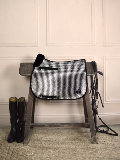 Houndstooth Signature Saddle Pad